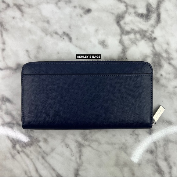 Kate Spade Madison Medium Satchel & Large Wallet Continental In Parisian Navy - Picture 13 of 16